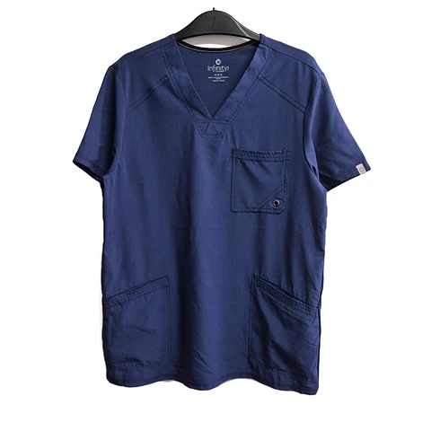 Talla M Scrub hombre azul marino Infinity antifluido $8000