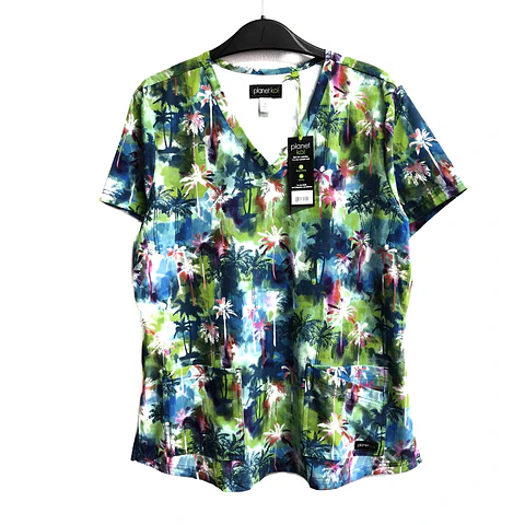Talla L Scrub mujer diseño palmeras NUEVO $9000