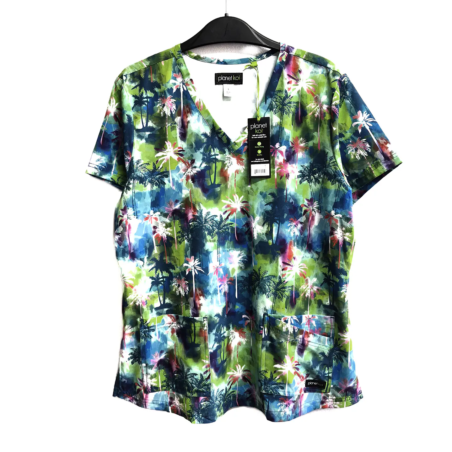Talla L Scrub mujer diseño palmeras NUEVO $9000 1