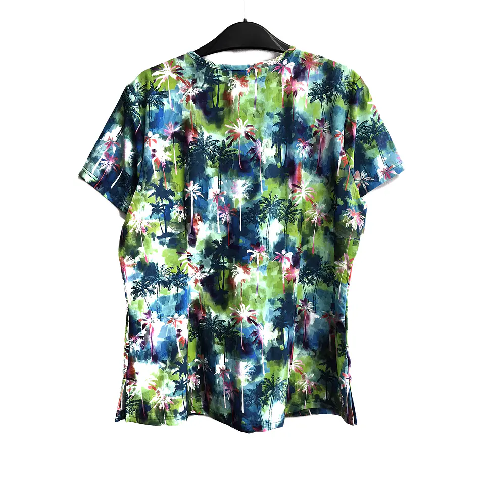 Talla L Scrub mujer diseño palmeras NUEVO $9000 2