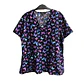 Talla 2XL Scrub mujer diseño mariposas semielasticado $8000 - Miniatura 1