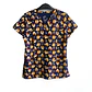 Talla S Scrub mujer fondo azul marino diseño zorritos $8000 - Miniatura 1
