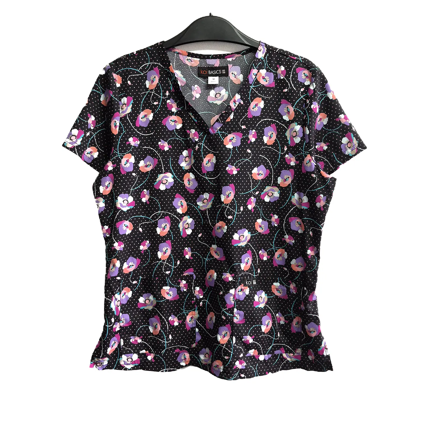 Talla M Scrub mujer Koi diseño flores semielasticado $8000 1