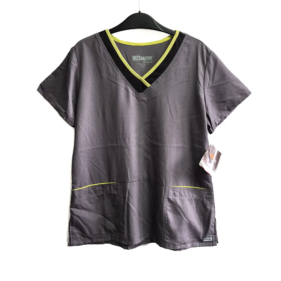 Talla L scrub mujer gris greys anatomy NUEVO $9000 1