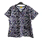 Talla L Scrub mujer flores Wonderwink elasticado $8000 - Miniatura 1