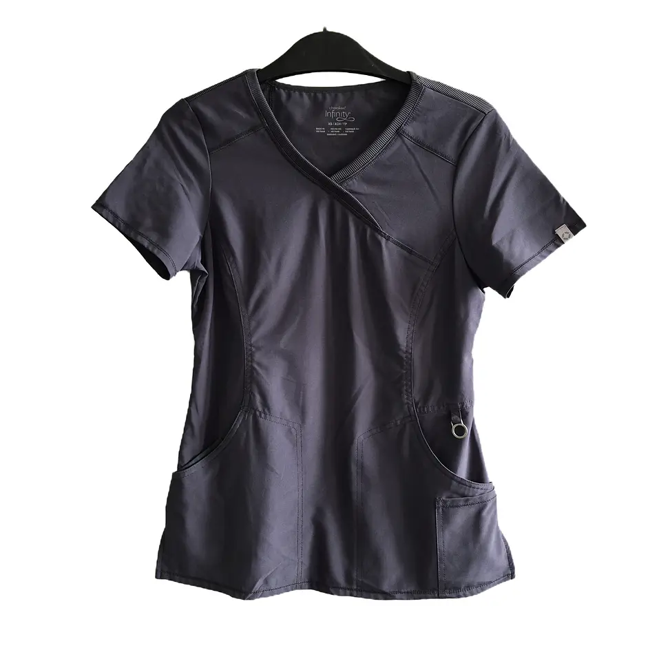 Talla XS Scrub mujer gris infinity $8000 1