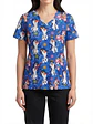 Talla M Scrub mujer azul rey diseño Olaf semielasticado $9000 - Miniatura 1
