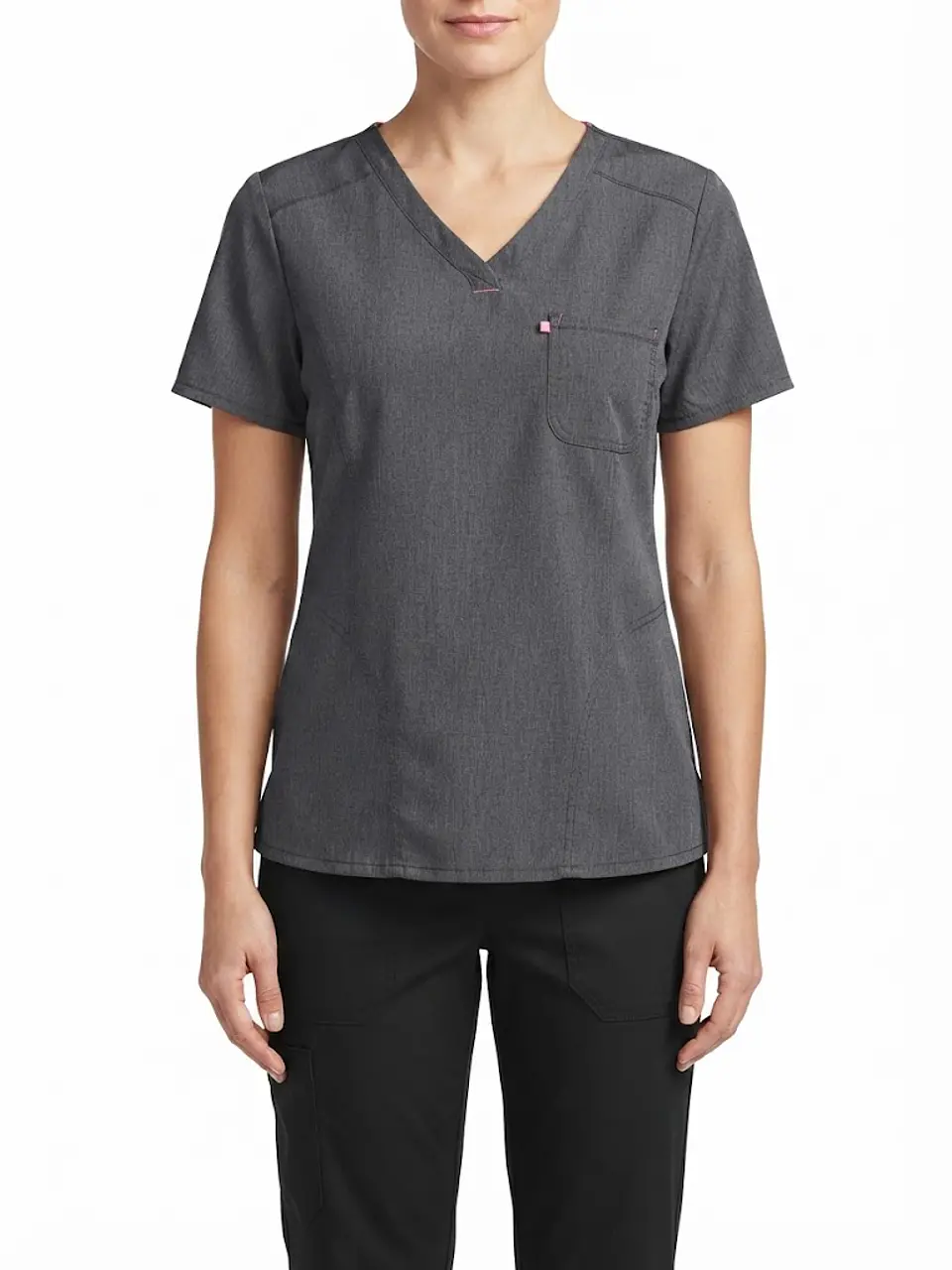Talla XL Scrub mujer gris semielasticado $8000 1