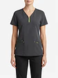 Talla M Scrub mujer gris cierre frontal NUEVO $10000 - Miniatura 1