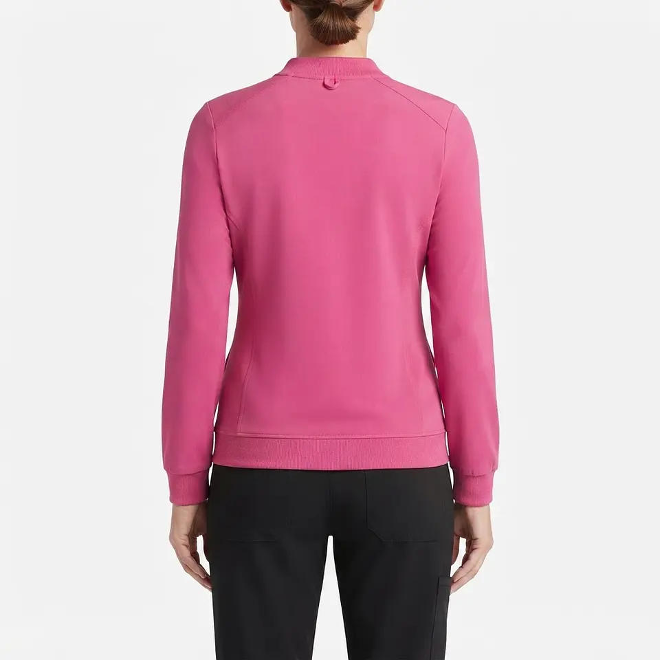 Talla L Scrub mujer manga larga fucsia antifluido $8000 2