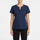 Talla XS Scrub mujer azul marino textura animal print elasticado antifluido $8000 - Miniatura 1