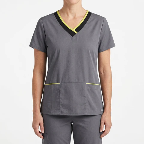 Talla L scrub mujer gris greys anatomy NUEVO $10000