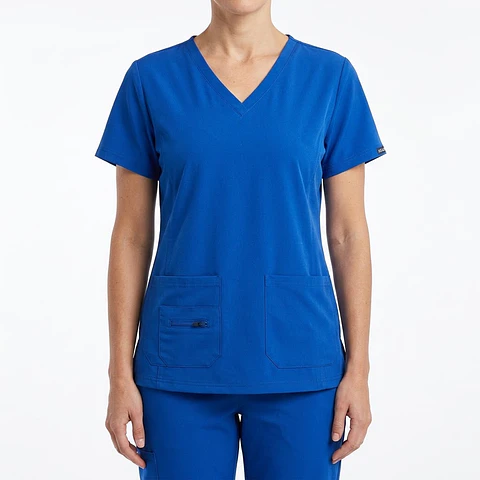 Talla S Scrub mujer azul rey semielasticado $8000