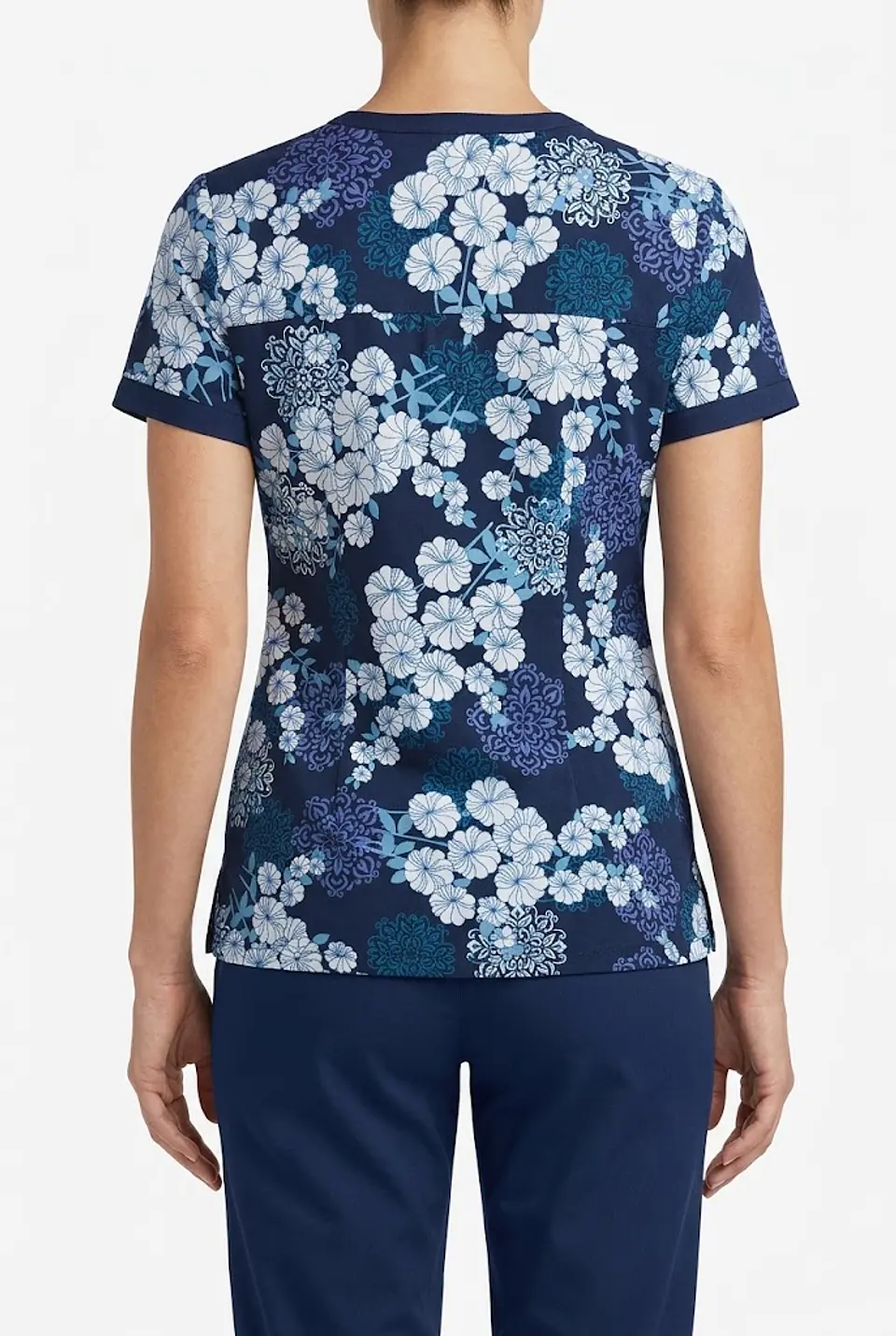 Talla S Scrub mujer flores semielasticado $7000 2