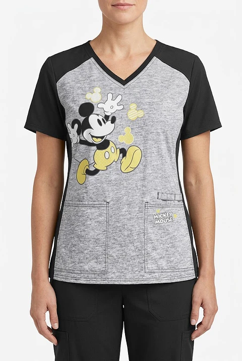 Talla 2XL Scrub mujer diseño Mickey semielasticado $9000