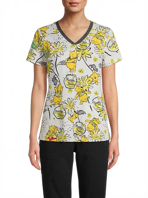 Talla S Scrub diseño Winnie the poh elasticado $10000
