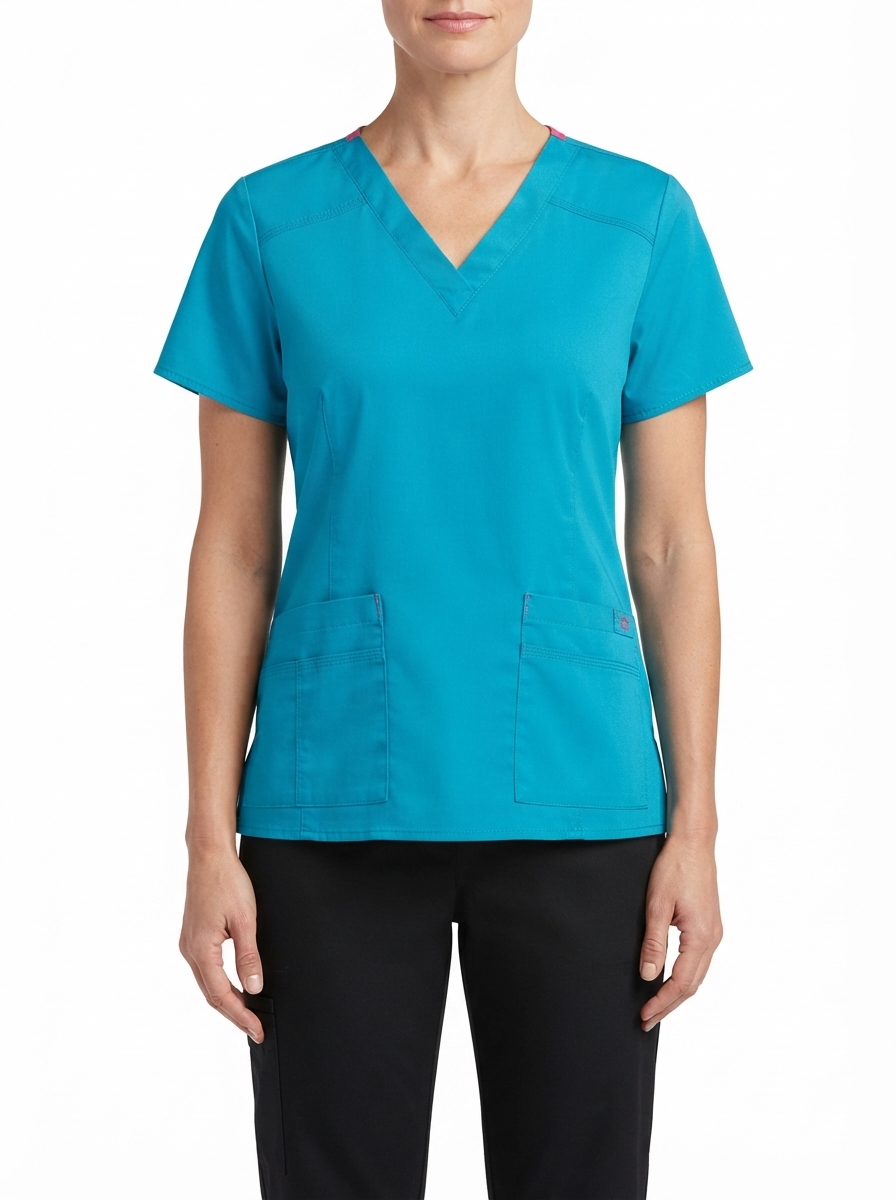 Talla S Scrub mujer color calipso WonderWink elasticado NUEVO