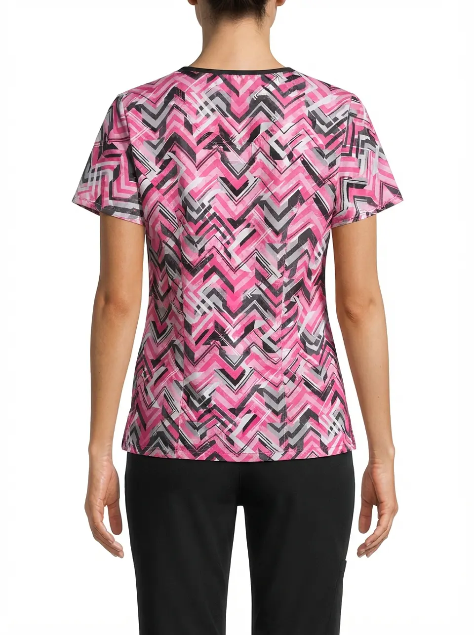 Talla S Scrub mujer Infinity diseños rosados y gris $9000 2