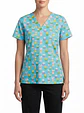 Talla S Scrub mujer diseño pollitos fondo celeste elasticado MAEVN  - Miniatura 1