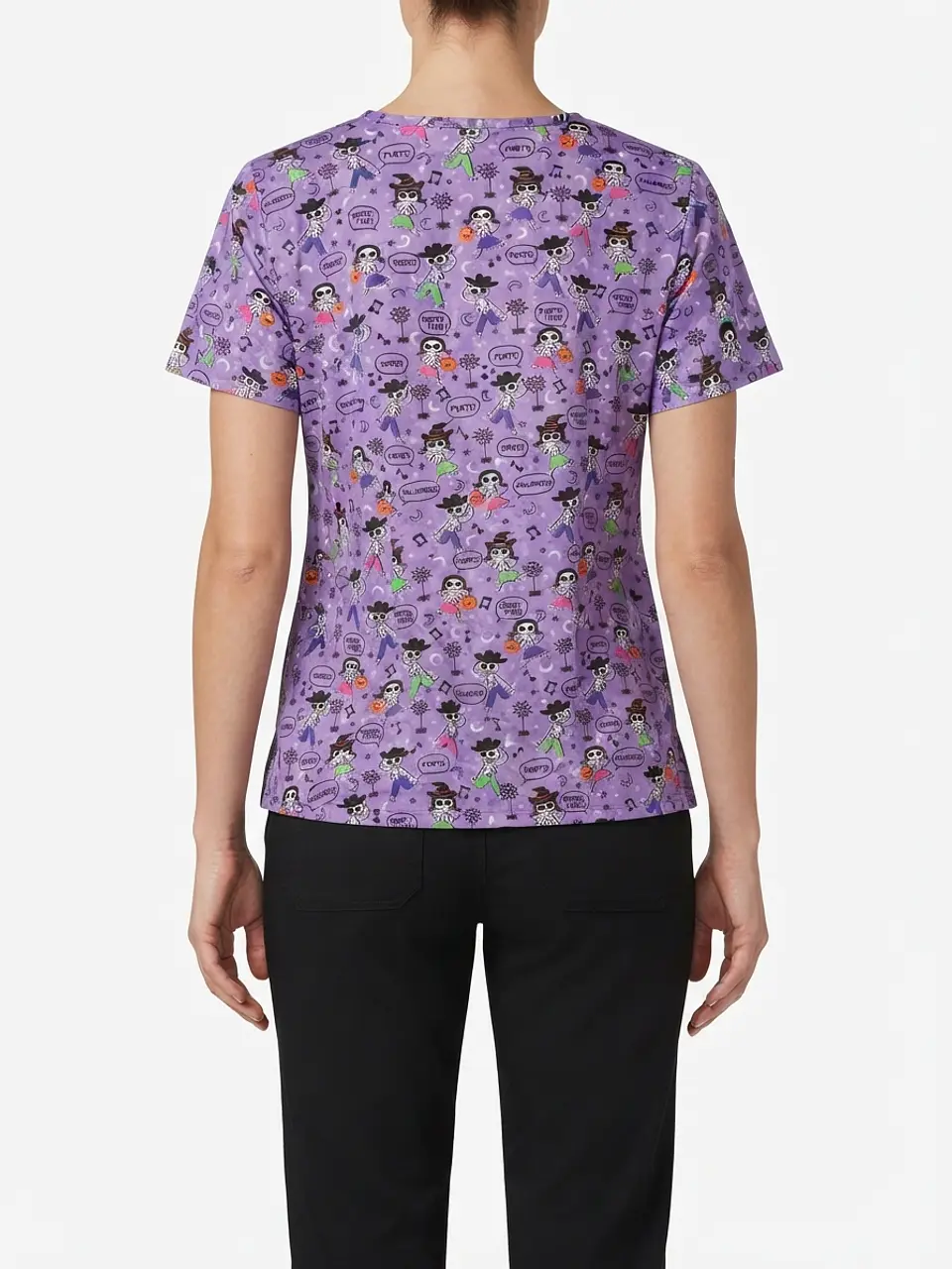 Talla XL Scrub diseño esqueletos elasticado $9000 2
