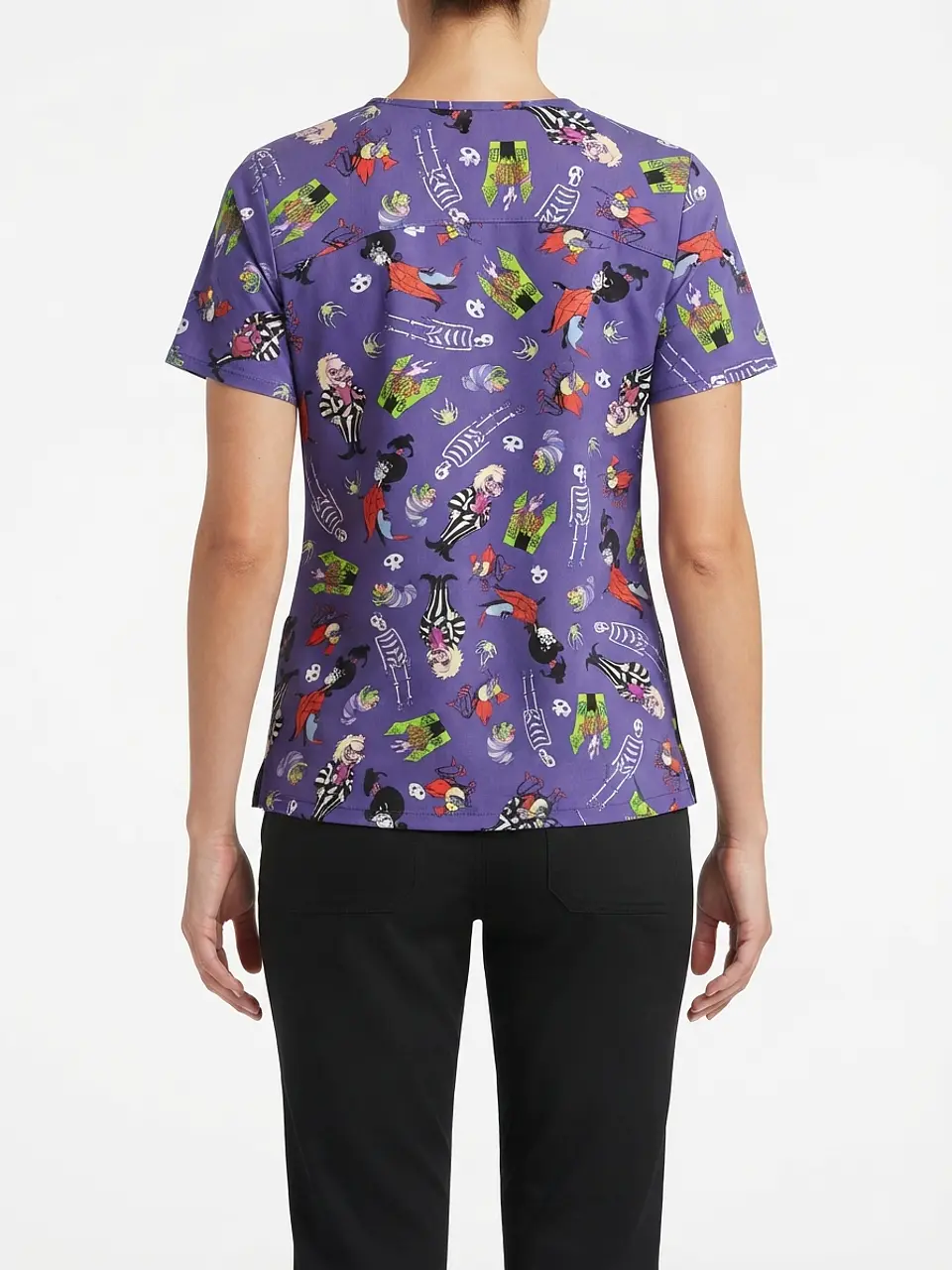 Talla S Scrub diseño Beetlejuice elasticado $10.000 2