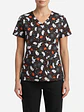 Talla M Scrub fantasmas y calabazas KOI elasticado $10.000 - Miniatura 1