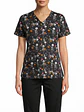 Talla XL Scrub diseño esqueletos elasticado  - Miniatura 1