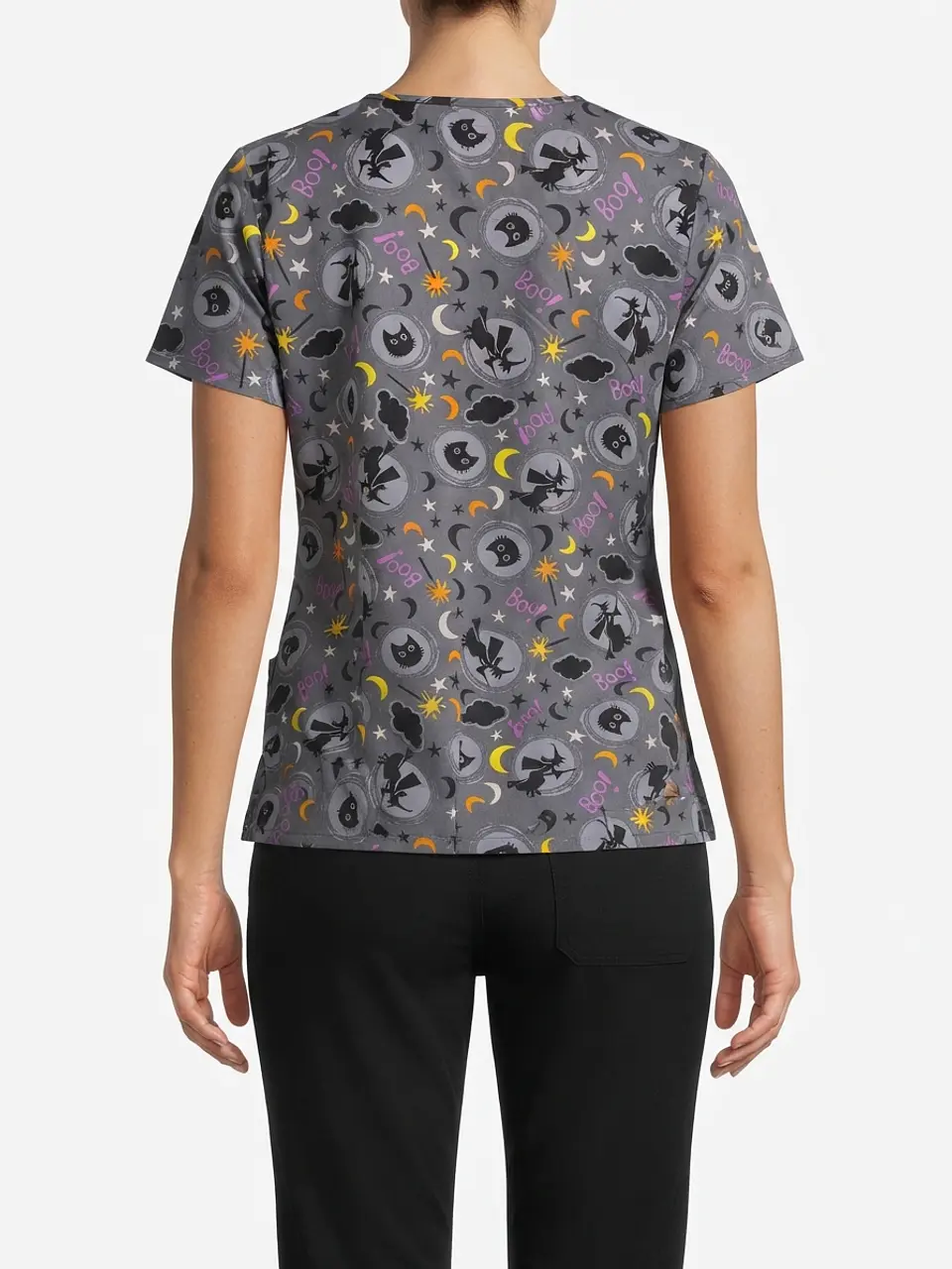 Talla XL Scrub diseño brujas y gatos elasticado $10.000 2