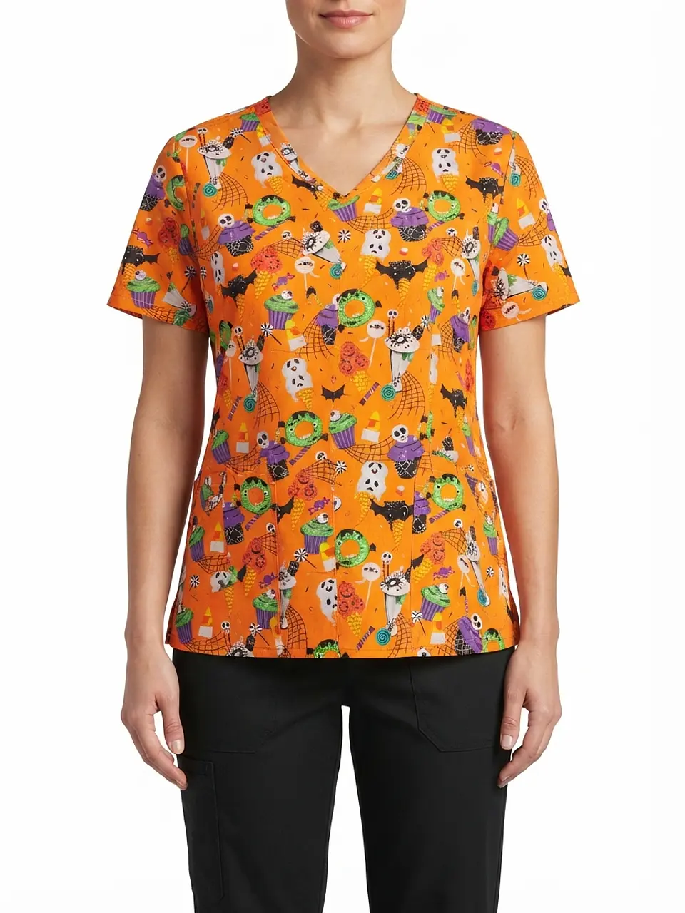 Talla 2XL Scrub fantasmas y monstruos elasticado $9000 1