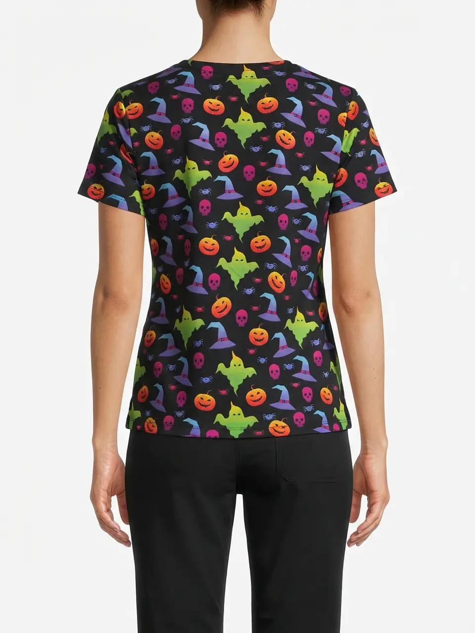 Talla M Scrub diseños halloween elasticado  2