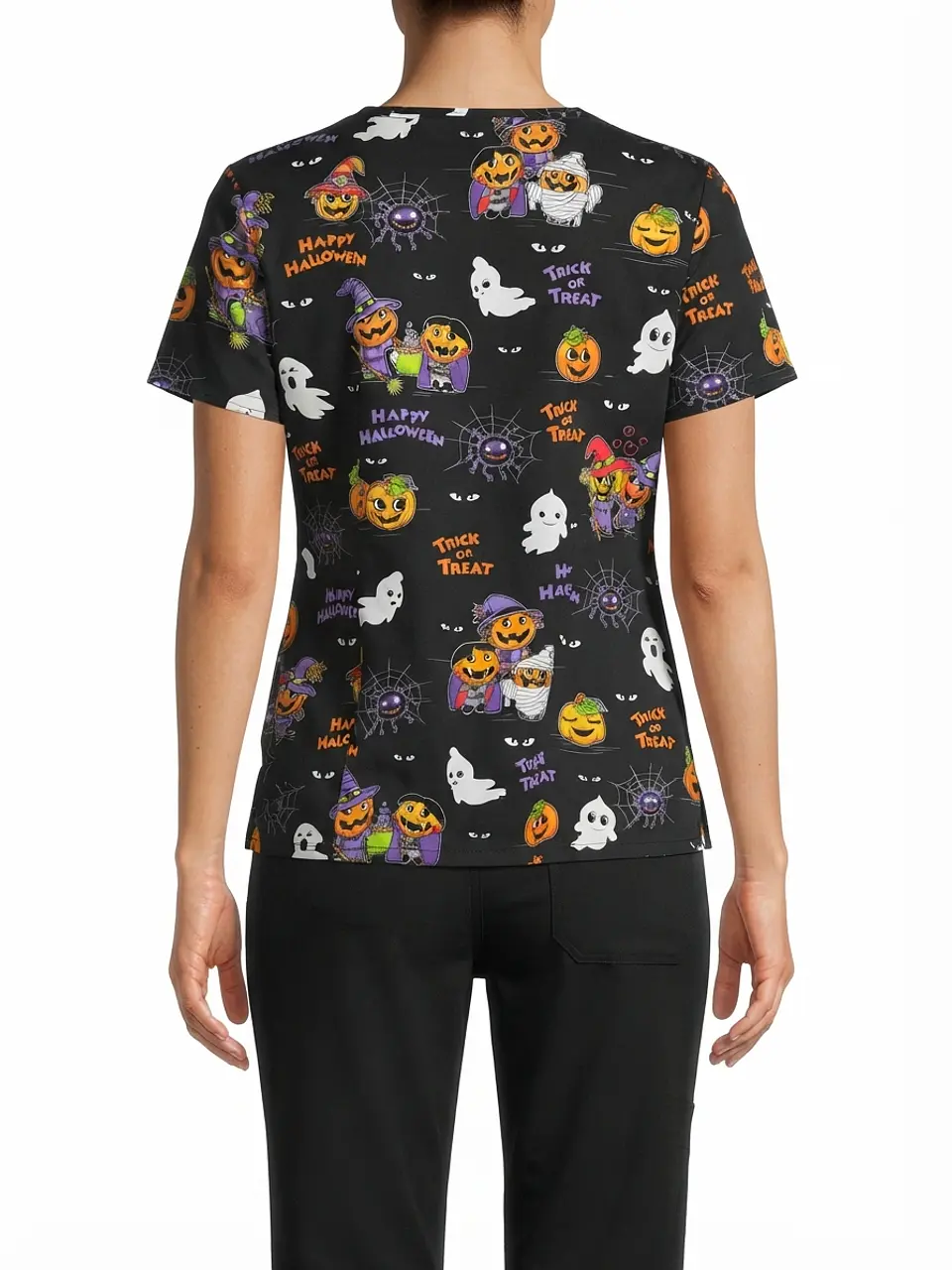Talla L Scrub diseño calabazas y fantasmas $8.000 2