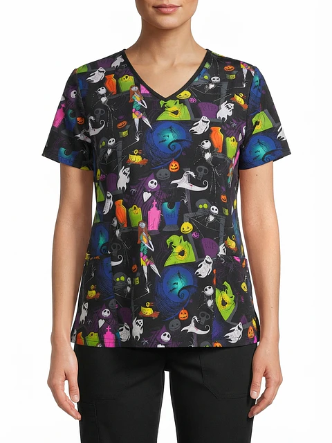 Talla 3XL Scrub diseño Jack y personajes elasticado 