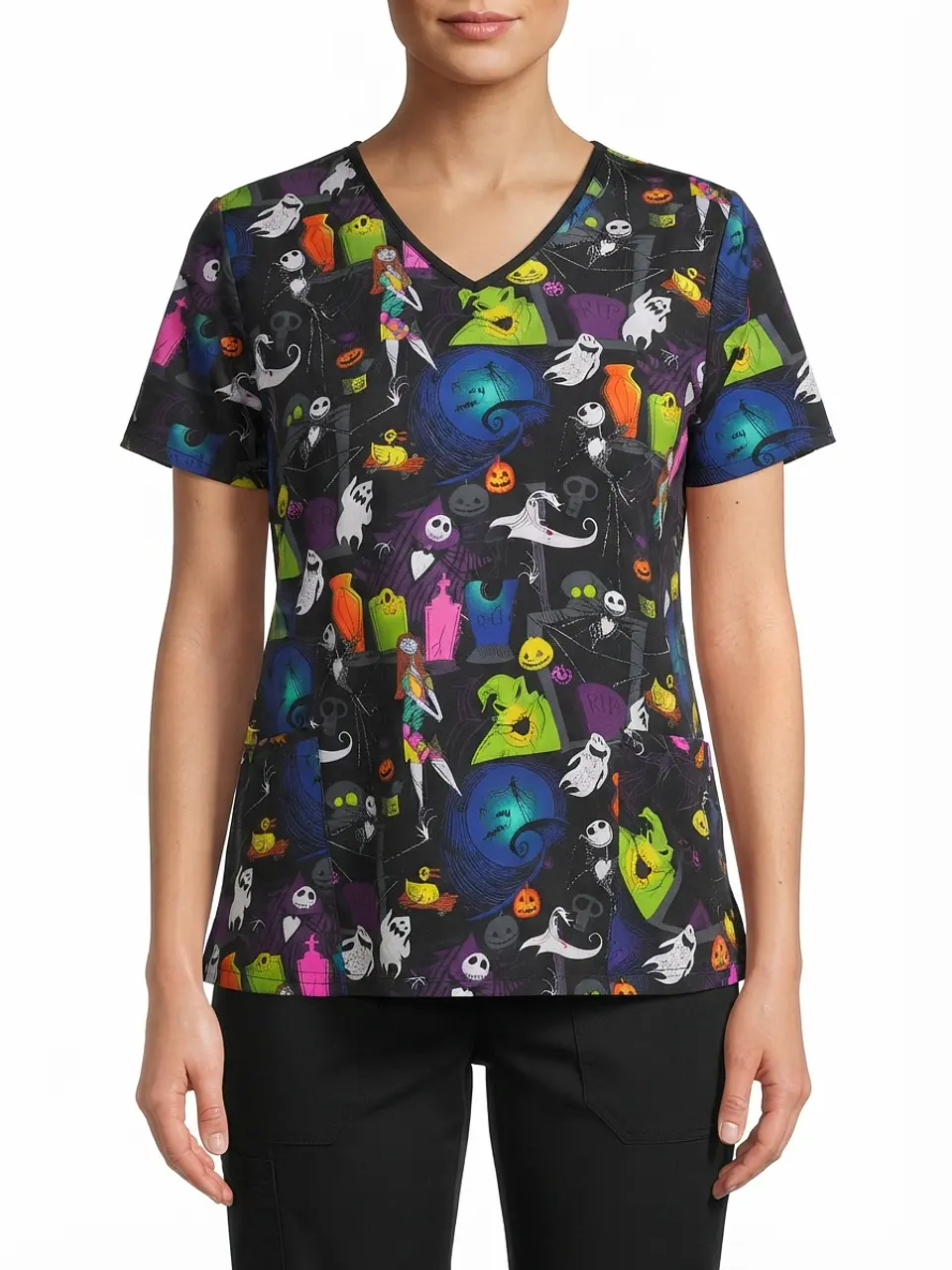 Talla 3XL Scrub diseño Jack y personajes elasticado  1