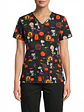 Talla S Scrub diseño Snoopy halloween elasticado $11.000 - Miniatura 1
