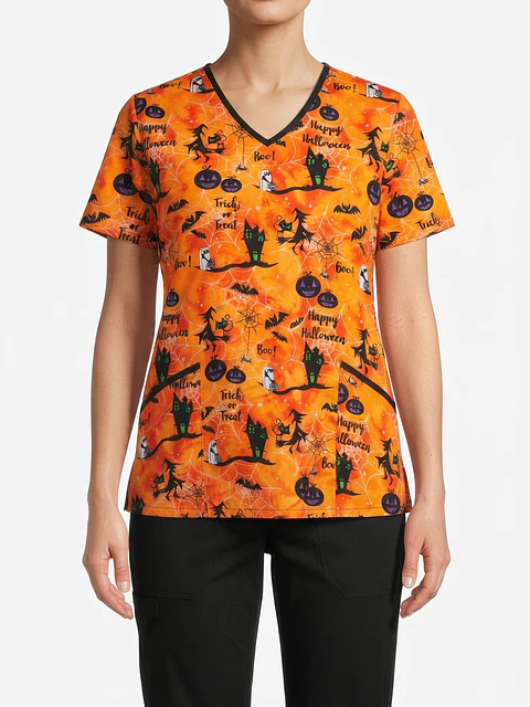 Talla XL Scrub diseño brujas elasticado 