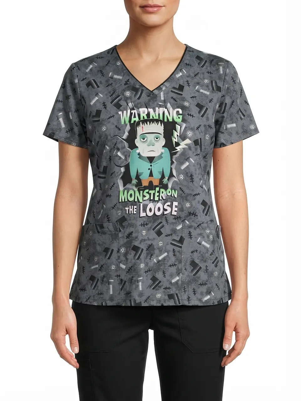 Talla L Scrub diseño zombie elasticado $9.000 1