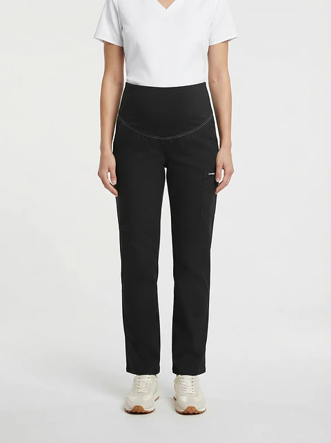 Talla XS Pantalón maternal negro Cherokee NUEVO $11.000