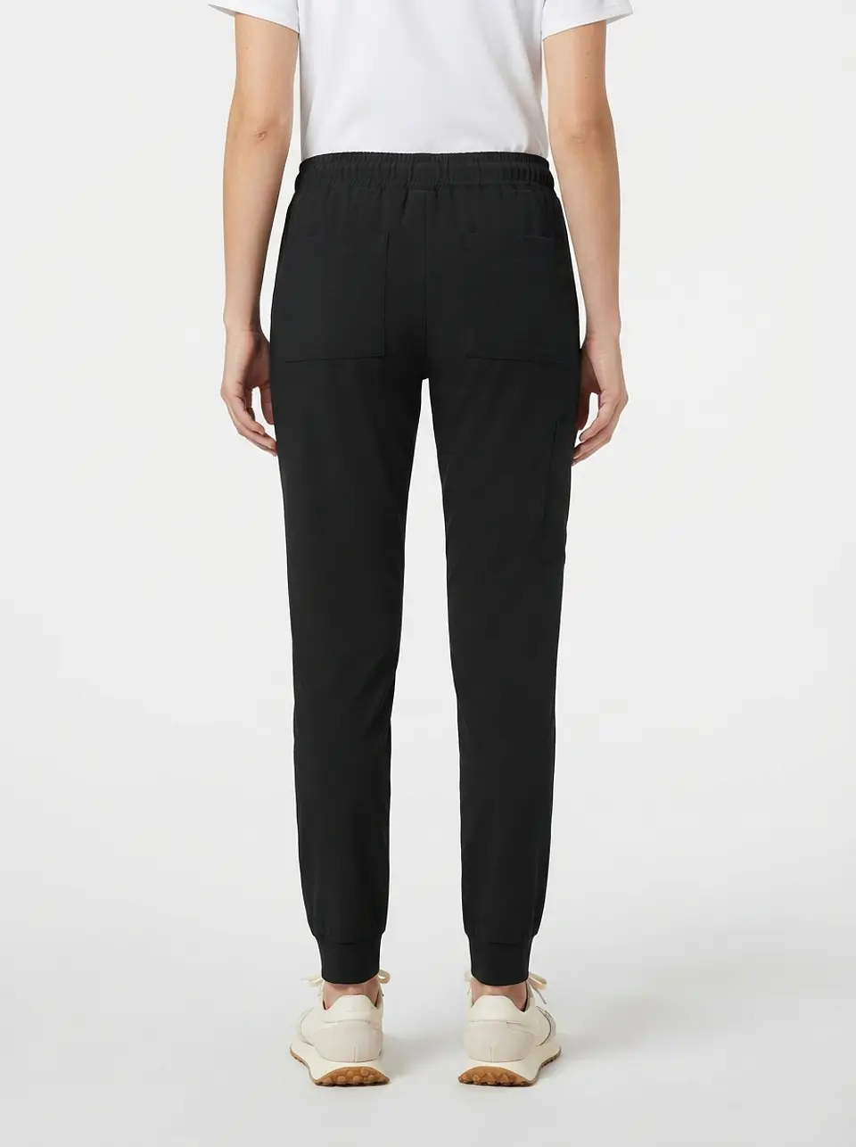Talla L Pantalón negro jogger Heal&Wear elasticado  2