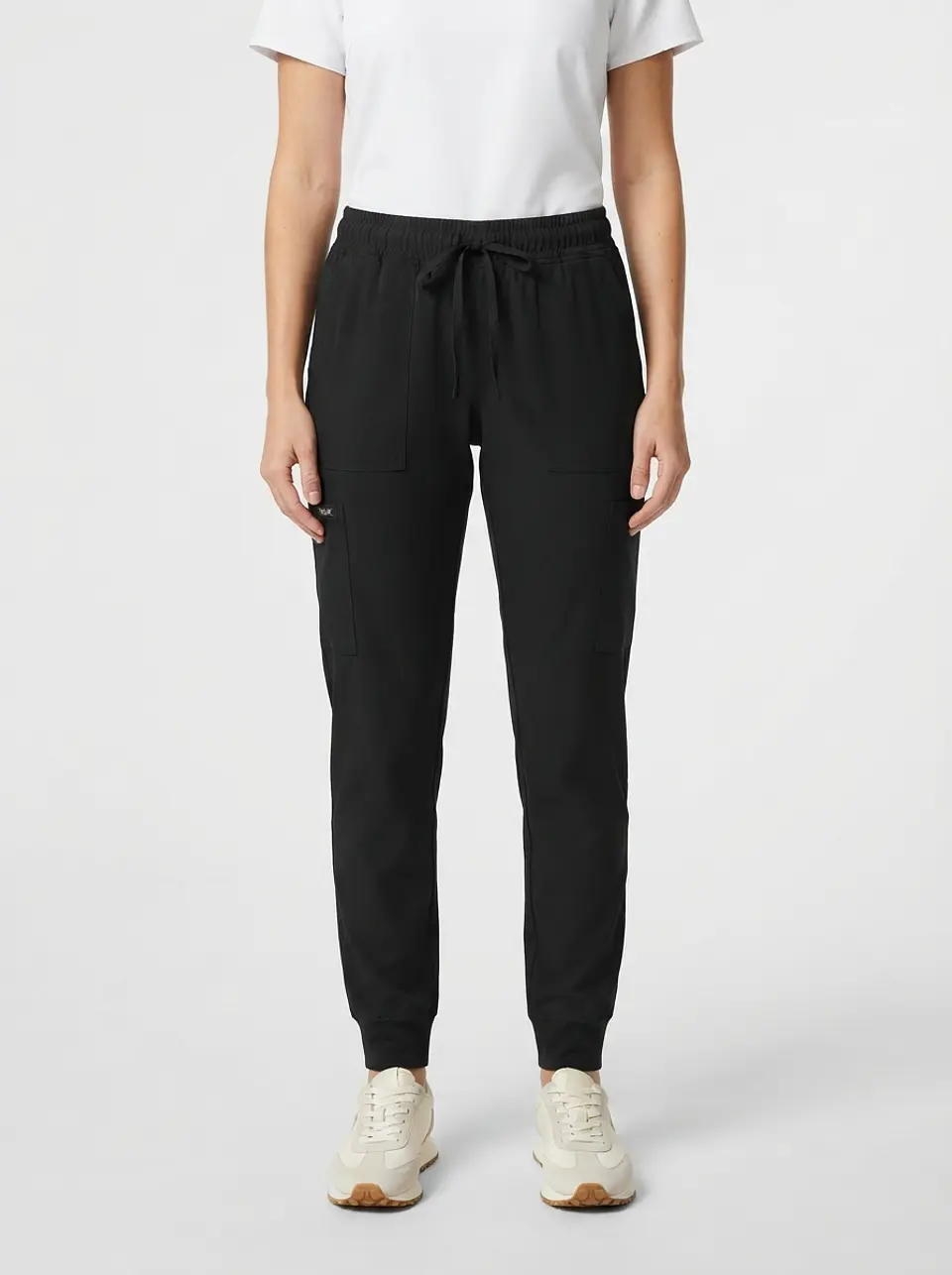 Talla L Pantalón negro jogger Heal&Wear elasticado  1