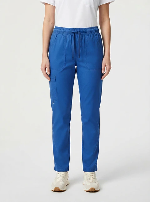 Talla XS Pantalón azul rey WonderWink costuras verdes $8000