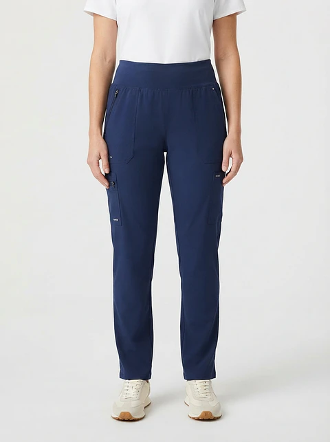 Talla L Pantalón azul marino semielasticado Healing Hands $9000