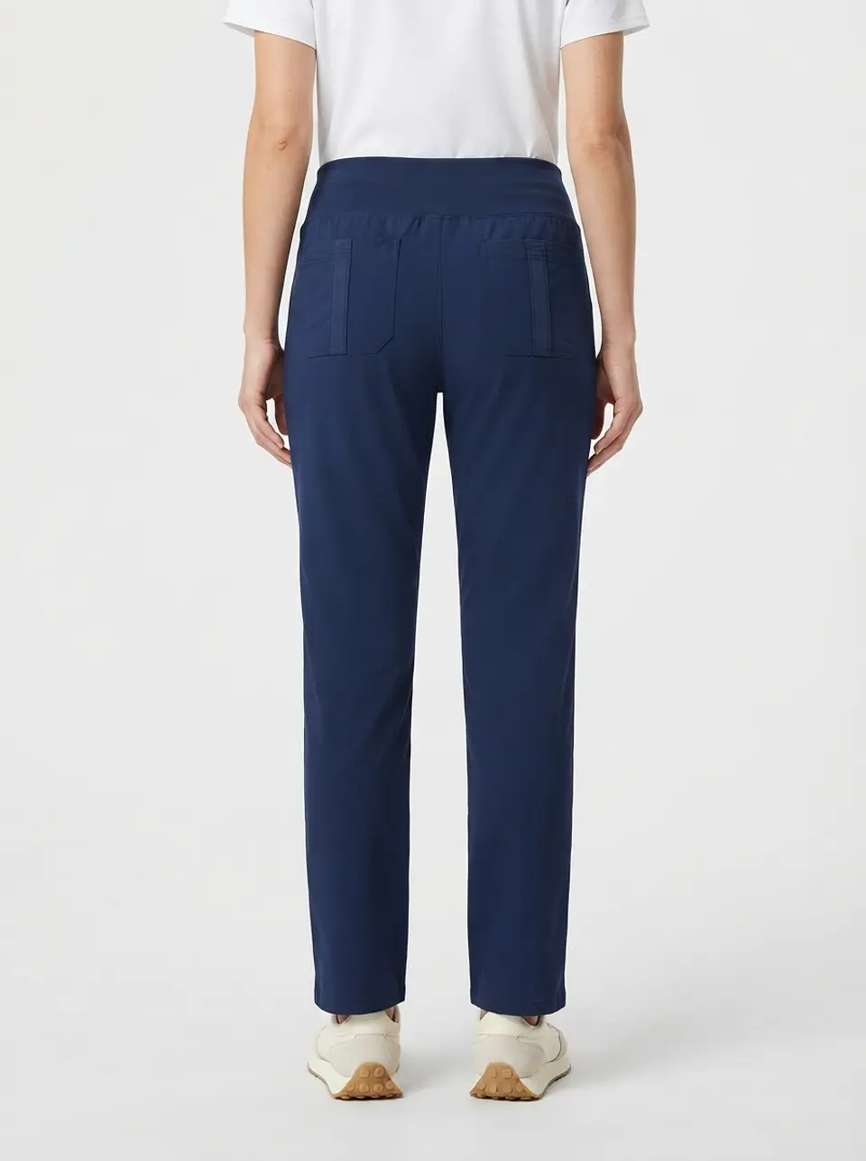 Talla L Pantalón azul marino semielasticado Healing Hands $9000 2