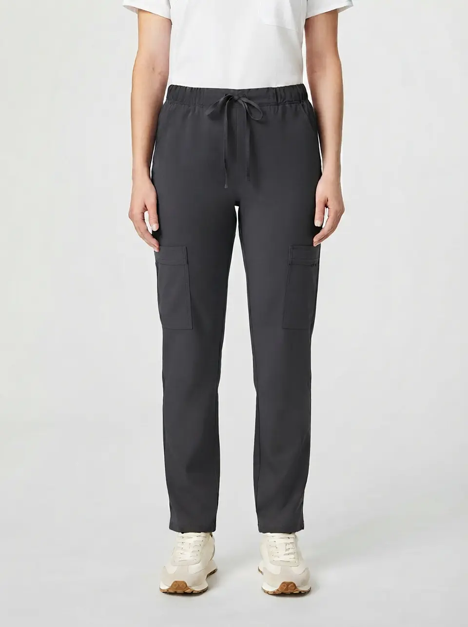 Talla L Pantalón gris elasticado $9000 1