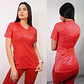 Scrub elasticado Ripholia estampado corazones rojo - Miniatura 1