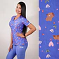 Scrub elasticado Ripholia estampado capibaras - Miniatura 1