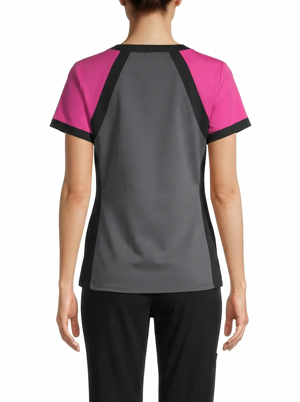 Talla S Scrub gris y rosado semielasticado $9000 2