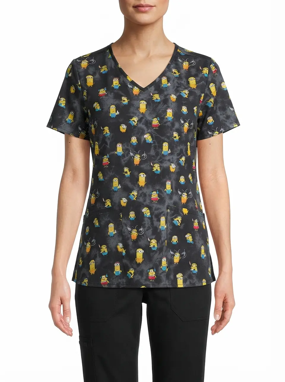 Talla M Scrub diseño minions elasticado $11.000 1