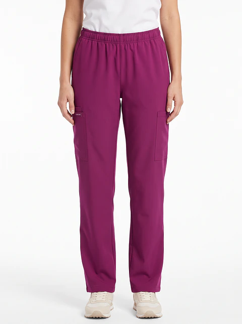 Talla M Pantalón burdeo mujer Cherokee semielasticado NUEVO $12.000