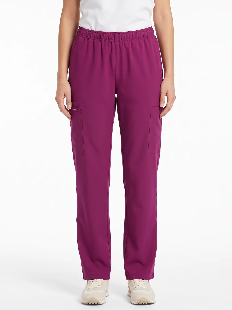 Talla M Pantalón burdeo mujer Cherokee semielasticado NUEVO $12.000 1