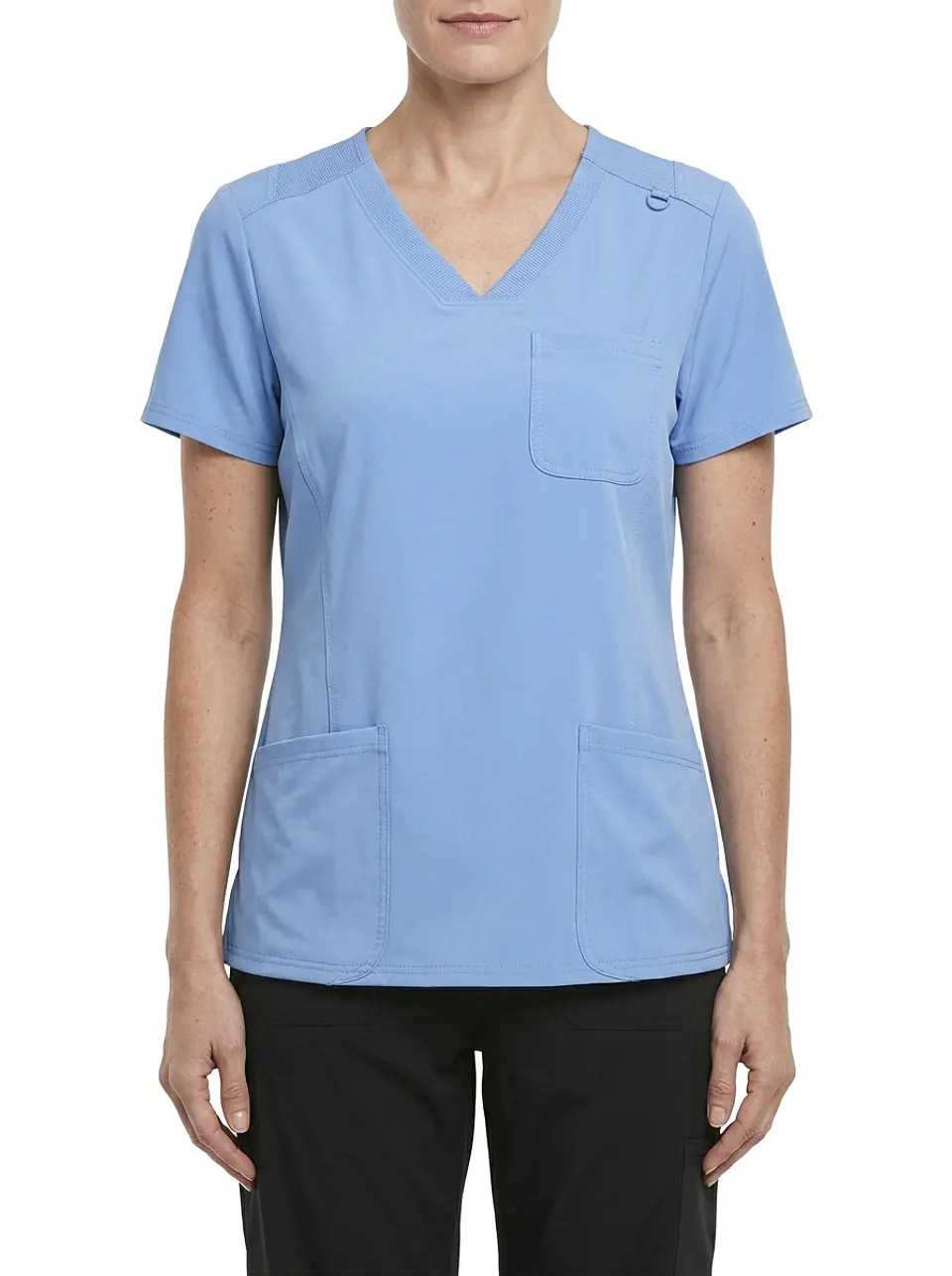 Talla M Scrub celeste elasticado antifluido Hanes NUEVO $12.000 1